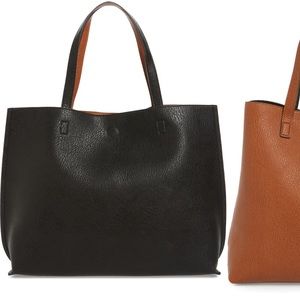 Street Level Reversible Tote and Wristlet